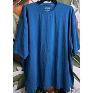 Coolibar 2XL Mens Morada Everyday Short Sleeve Shirt UPF 50+ Teal Blue